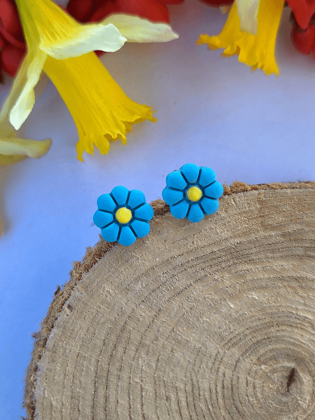 Puces Fleurs (7 coloris au choix)