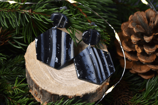 Clips Eileen - Noir et Beige