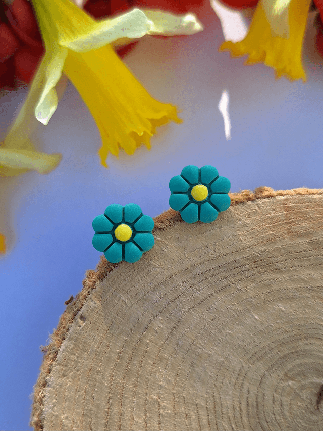 Puces Fleurs (7 coloris au choix)