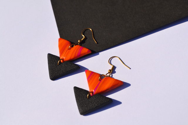 Victoria - Marbré orange et violet