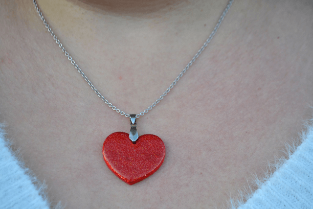 Pendentif Valentine - Cœur éclatant