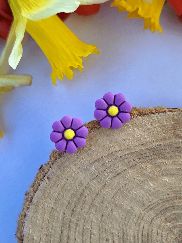 Puces Fleurs (7 coloris au choix)