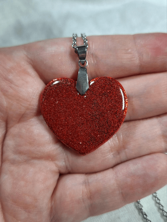 Pendentif Valentine - Cœur éclatant