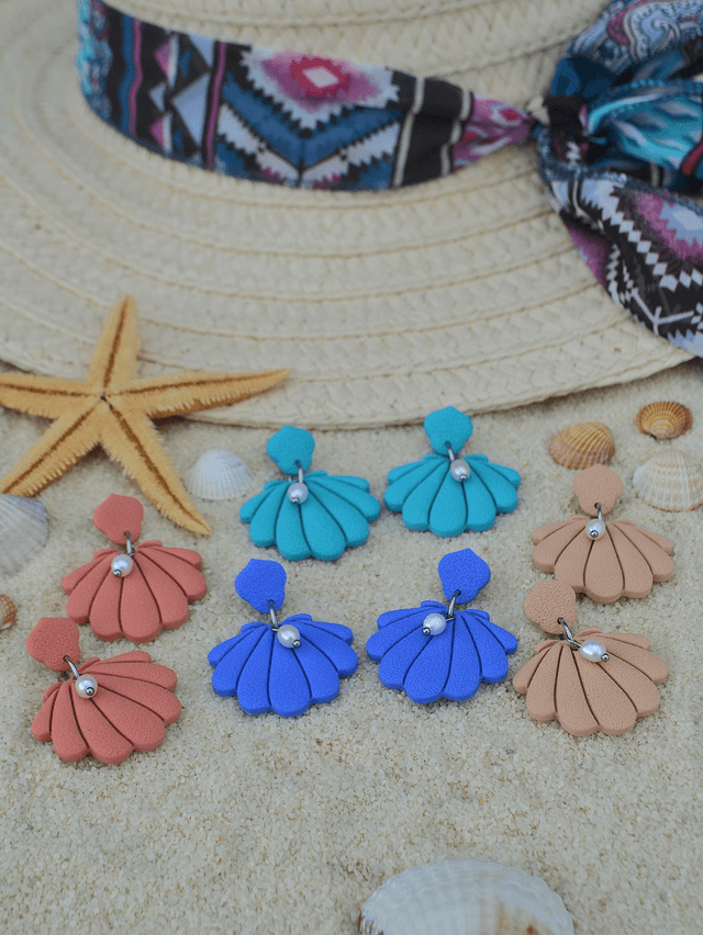 Perle et Coquillage unicolore