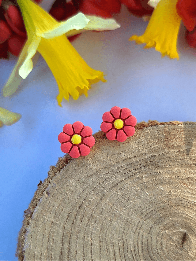 Puces Fleurs (7 coloris au choix)