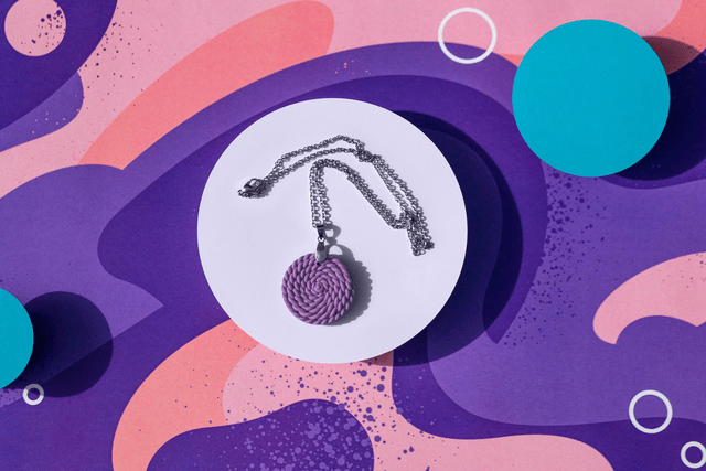 Pendentif Rosalie (6 coloris au choix)