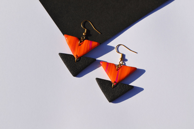 Victoria - Marbré orange et violet