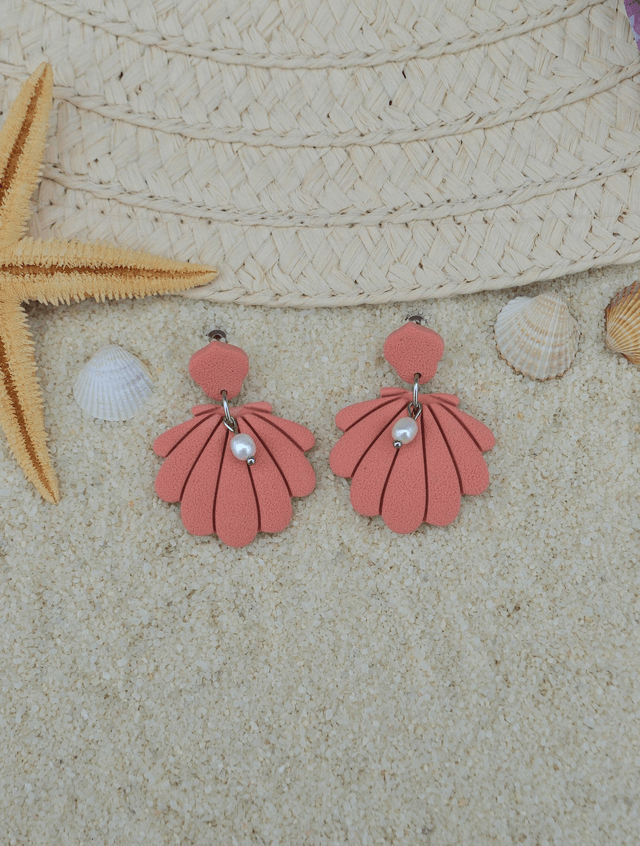 Perle et Coquillage unicolore