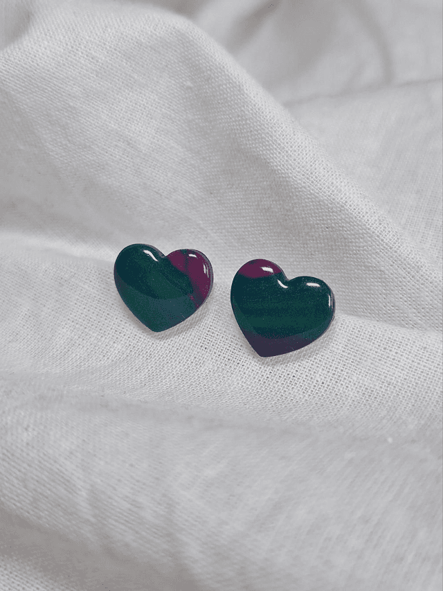 Aimée - Nuances de vert et violet