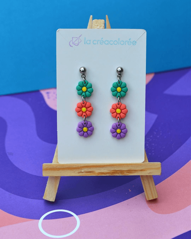 Thalia - vert, orange et violet