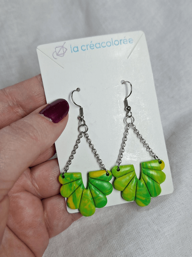 Luna - Marbré vert et jaune